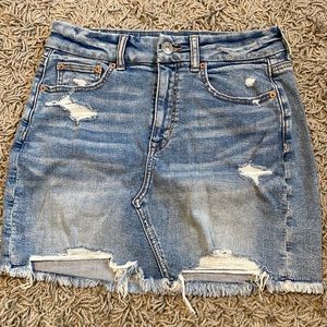 American Eagle Blue Jean Skirt